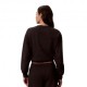 Calvin Klein Maglia Maniche Lunghe Girocollo Monogram Nero Donna