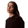 Calvin Klein Maglia Maniche Lunghe Girocollo Monogram Nero Donna