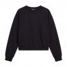 Calvin Klein Maglia Maniche Lunghe Girocollo Monogram Nero Donna