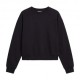 Calvin Klein Maglia Maniche Lunghe Girocollo Monogram Nero Donna
