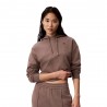 Calvin Klein Felpa Con Cappuccio Monogram Grigio Donna