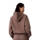 Calvin Klein Felpa Con Cappuccio Monogram Grigio Donna