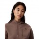 Calvin Klein Felpa Con Cappuccio Monogram Grigio Donna