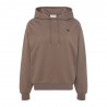 Calvin Klein Felpa Con Cappuccio Monogram Grigio Donna