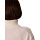 Calvin Klein Maglia Maniche Lunghe Dolcevita Big Logo Bianco Donna