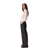 Calvin Klein Maglia Maniche Lunghe Dolcevita Big Logo Bianco Donna