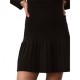 Calvin Klein Mock Neck Dress Nero Donna