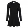 Calvin Klein Mock Neck Dress Nero Donna