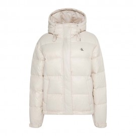 Calvin Klein Piumino Shine Classic Puffer Bianco Donna