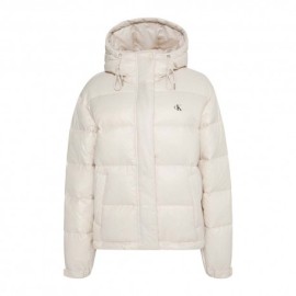 Calvin Klein Piumino Shine Classic Puffer Bianco Donna