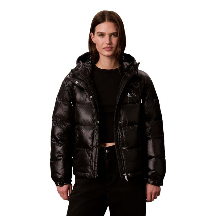 Calvin Klein Piumino Shine Classic Puffer Nero Donna