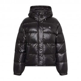 Calvin Klein Piumino Shine Classic Puffer Nero Donna
