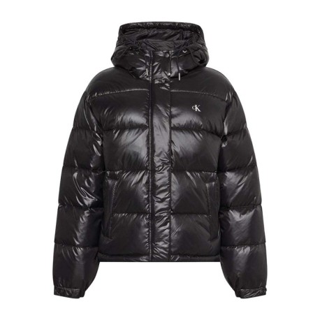 Calvin Klein Piumino Shine Classic Puffer Nero Donna