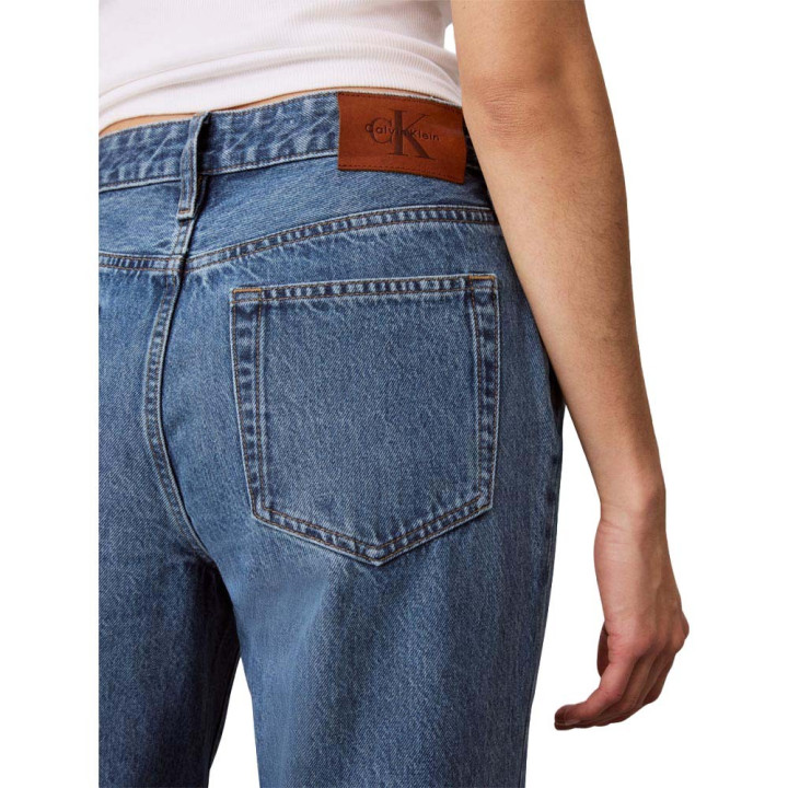 Calvin Klein Jeans Low Rise Modern Straight Blu Donna