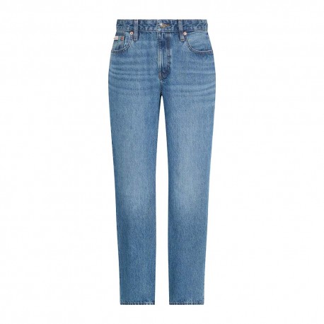 Calvin Klein Jeans Low Rise Modern Straight Blu Donna