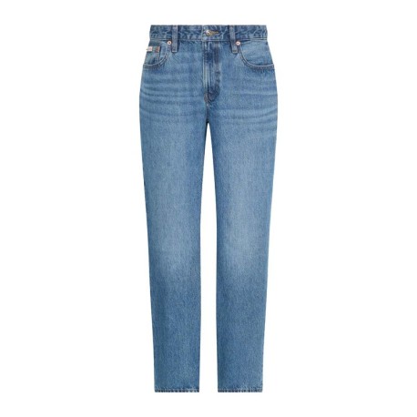 Calvin Klein Jeans Low Rise Modern Straight Blu Donna