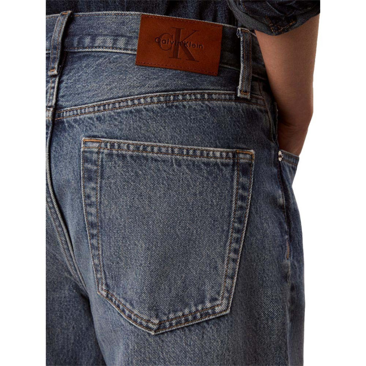 Calvin Klein Jeans The Wide Leg Aged Saphire Blu Donna
