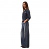 Calvin Klein Jeans The Wide Leg Aged Saphire Blu Donna