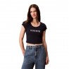 Calvin Klein T-Shirt Logo Varsity Nero Donna