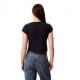 Calvin Klein T-Shirt Logo Varsity Nero Donna