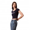 Calvin Klein T-Shirt Logo Varsity Nero Donna