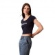 Calvin Klein T-Shirt Logo Varsity Nero Donna