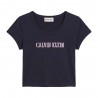 Calvin Klein T-Shirt Logo Varsity Nero Donna