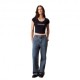 Calvin Klein T-Shirt Logo Varsity Nero Donna