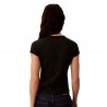 Calvin Klein T-Shirt Slim Fit Heart Logo Nero Donna