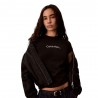 Calvin Klein T-Shirt Slim Fit Heart Logo Nero Donna
