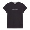 Calvin Klein T-Shirt Slim Fit Heart Logo Nero Donna