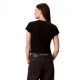 Calvin Klein T-Shirt Logo Nero Donna