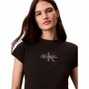 Calvin Klein T-Shirt Logo Nero Donna