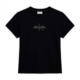 Calvin Klein T-Shirt Logo Nero Donna