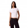 Calvin Klein T-Shirt Logo Bianco Donna