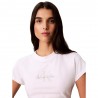 Calvin Klein T-Shirt Logo Bianco Donna