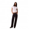 Calvin Klein T-Shirt Logo Bianco Donna