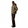 Calvin Klein Piumino Logo Puff Hooded Verde Uomo