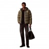 Calvin Klein Piumino Logo Puff Hooded Verde Uomo