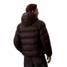 Calvin Klein Piumino Logo Puff Hooded Nero Uomo