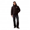 Calvin Klein Piumino Logo Puff Hooded Nero Uomo
