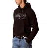Calvin Klein Felpa Con Cappuccio Logo Nero Uomo