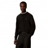 Calvin Klein Maglia Maniche Lunghe Girocollo Cotton Crewnek Nero Uomo