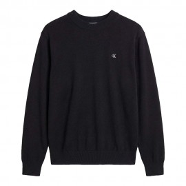 Maniche Lunghe Girocollo Cotton Crewnek nero