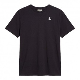 Calvin Klein T-Shirt Logo Piccolo Nero Uomo