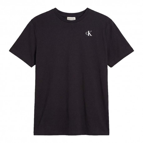 Calvin Klein T-Shirt Logo Piccolo Nero Uomo