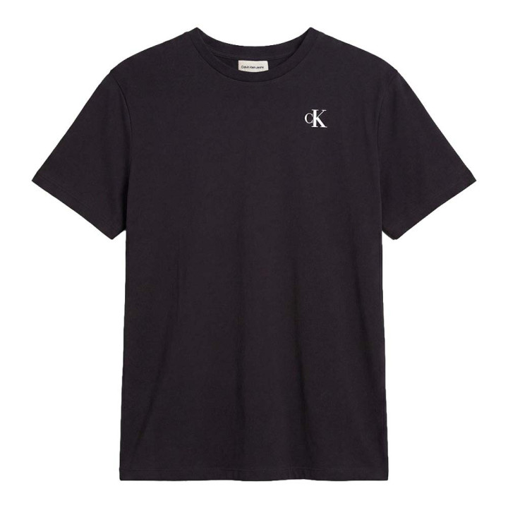 Calvin Klein T-Shirt Logo Piccolo Nero Uomo