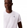 Calvin Klein T-Shirt Logo Piccolo Bianco Uomo