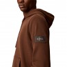 Calvin Klein Felpa Con Cappuccio Badge Moro Uomo