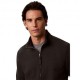 Calvin Klein Felpa Mezza Zip Badge Nero Uomo